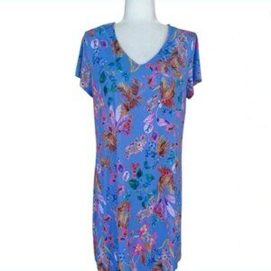 Soma Blue Floral Nightgown
